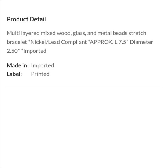 NWT LAYERED BRACELET SET - Picture 6 of 8